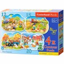 CASTORLAND Puzzle 4w1 Four Seasons - Cztery Pory Roku 4+