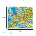 CASTORLAND Puzzle edukacyjne Mapa Europy 212 elementów 7+