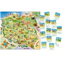 CASTORLAND Puzzle edukacyjne Mapa Polski 128 elementów 6+