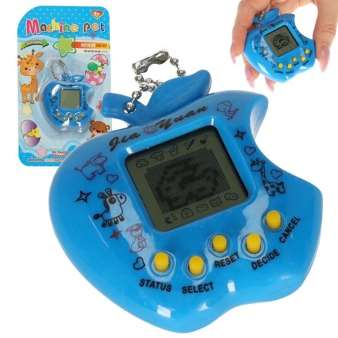 Zabawka Tamagotchi elektroniczna gra jabłko niebieskie