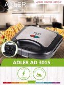 Adler AD 3015 Opiekacz toster do kanapek tostów 750W