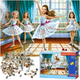 CASTORLAND Puzzle 260 elementów Little Ballerinas - Baletnice 8+