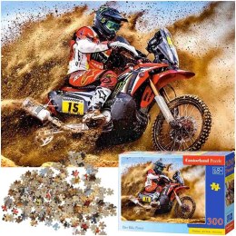 CASTORLAND Puzzle 300 elementów Dirt Bike Power - Motocyklista 8+