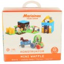 MARIOINEX Klocki konstrukcyjne mini wafle farmer blister 185 elementów