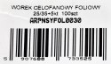 WOREK CELOFANOWY FOLIOWY 25/35+5KT 100SZT