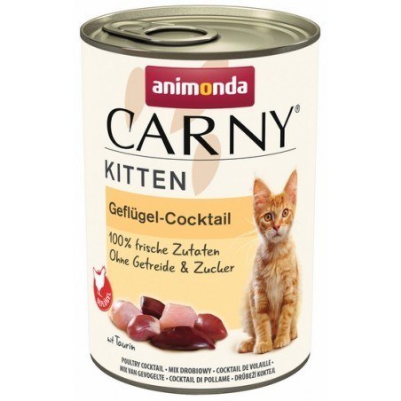 ANIMONDA Cat Carny Kitten smak: koktajl drób 400g