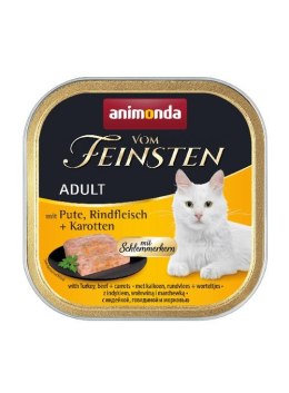 ANIMONDA Vom Feinsten Classic Cat smak: indyk, wołowina + marchewka 100g