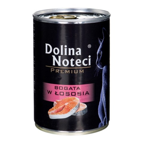 DOLINA NOTECI Premium bogata w łososia - mokra karma dla kota - 400g