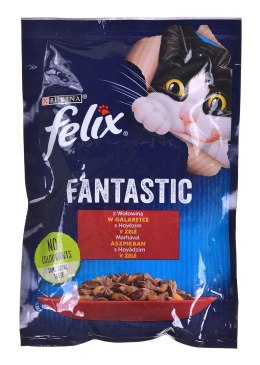 FELIX Wołowina w galaretce - saszetka 100g