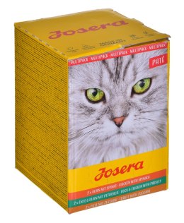 Josera Multipack Pate Kurczak kaczka indyk 6x85g