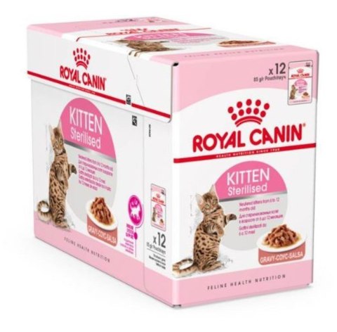 Karma ROYAL CANIN FHN Kitten Sterilised sos 12x85g