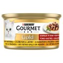 Purina Gourmet Gold Kurczak i wątróbka w sosie 85g