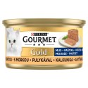 Purina Gourmet Gold mokra karma dla kota mus z indyka 85g