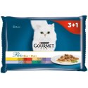 Purina Gourmet Perle Duet Mięsny - mokra karma dla dorosłego kota - 4x85g