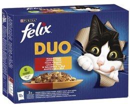 Purina Karma Felix Fantastic Duo wiejskie smaki 12x85g