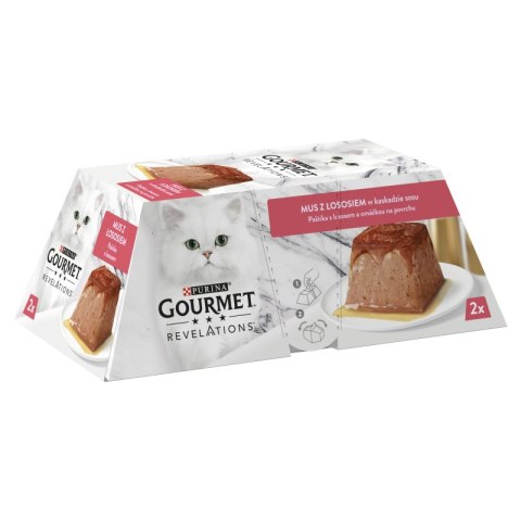 Purina Karma Gourmet Revelations Mus Łosoś 2x57g