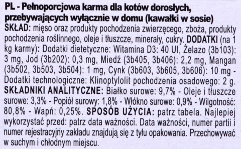 Royal Canin FHN Indoor w sosie - mokra karma dla kota dorosłego - 12x85g