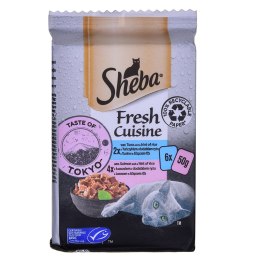 SHEBA Mini Fresh Cuisine Taste of Tokyo dla kota 6x50g