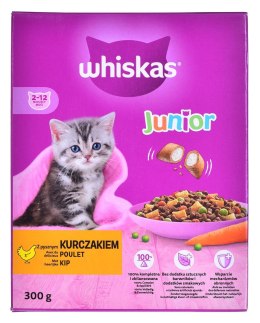 WHISKAS Junior z kurczakiem 300g