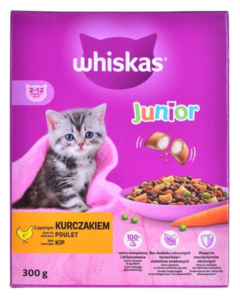 WHISKAS Junior z kurczakiem 300g