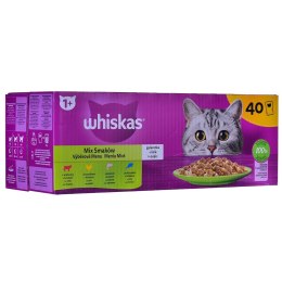 WHISKAS Mix smaków w galaretce dla kota40x85g