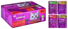 WHISKAS saszetki mix w sosie dla kota 80x85g