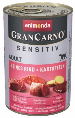 ANIMONDA Grancarno Sensitiv smak: wołowina z ziemniakami 400g