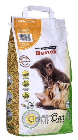 CERTECH Super Benek Corn Cat - żwirek kukurydziany zbrylający 7l