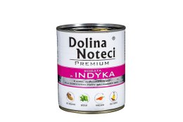 DOLINA NOTECI Premium bogata w indyka - mokra karma dla psa - 800g