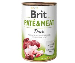 Karma BRIT PATÉ & MEAT z kaczką dla psa 400g