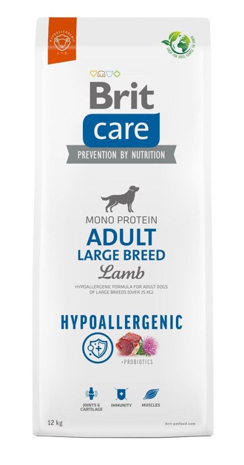 Brit Care Dog Hypoallergenic Adult Large Lamb 12kg