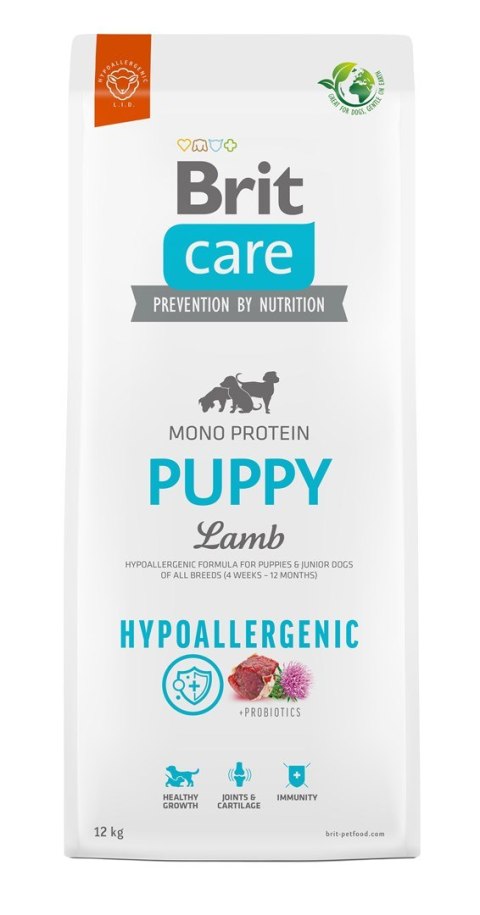 Brit Care Dog Hypoallergenic Puppy Lamb 12kg