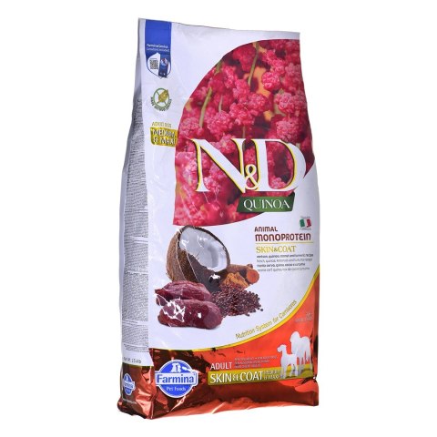 FARMINA N&D QUINOA DOG SKIN&COAT VENISON&COCONUT ADULT MEDIUM&MAXI 7kg