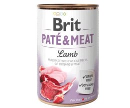 Karma BRIT PATÉ & MEAT z jagnięciną dla psa 400g