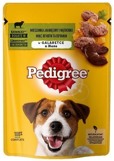 PEDIGREE Jagnięcina w galaretce 100g