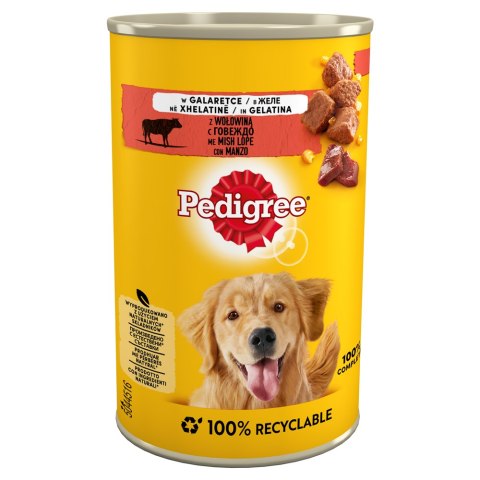 PEDIGREE Wołowina w galaretce 400g