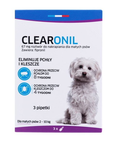 CLEARONIL dla małych psów (2-10 kg) - 67 mg x 3