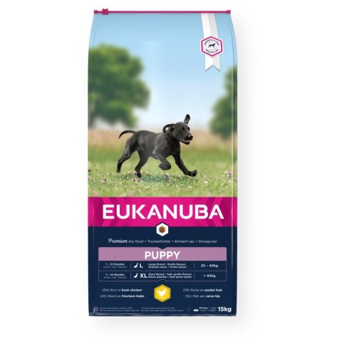 EUKANUBA Growing Puppy Large Breed - sucha karma dla szczeniąt ras dużych - 15kg