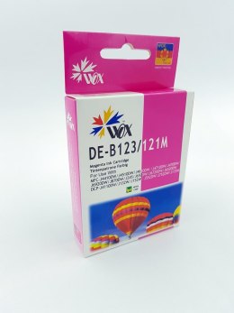 Tusz Wox Magenta Brother LC-123M/LC-121M (tusz z chipem) zamiennik LC123M/LC121M